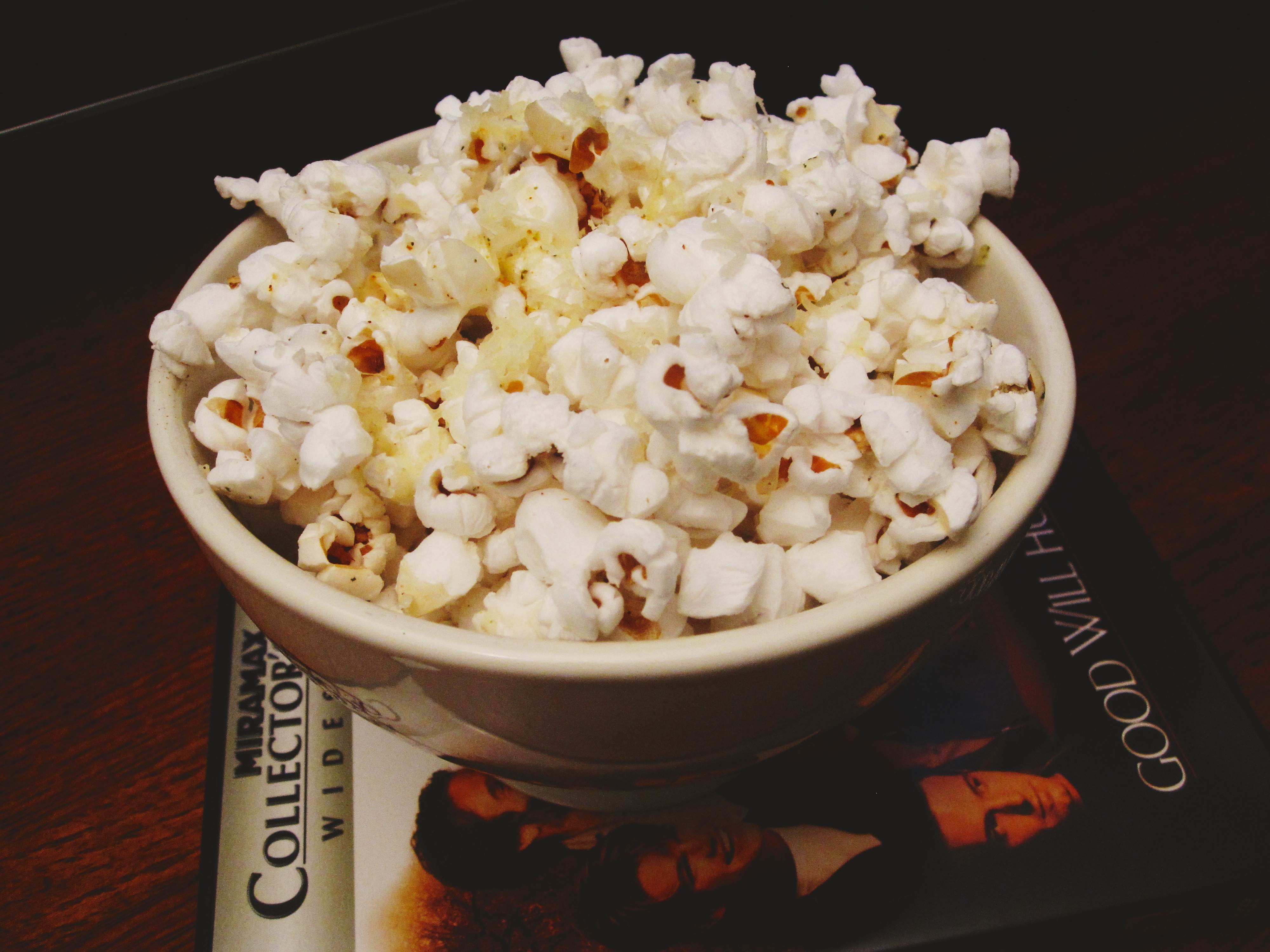Garlic Gruyere Popcorn