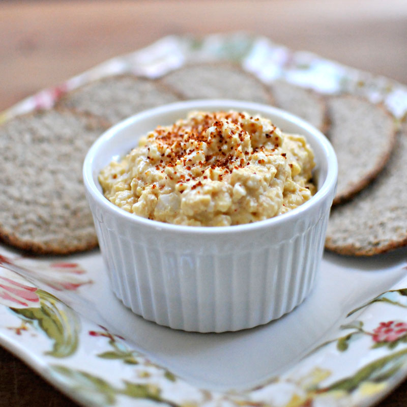 Spicy Deviled Egg Dip | the pig & quill