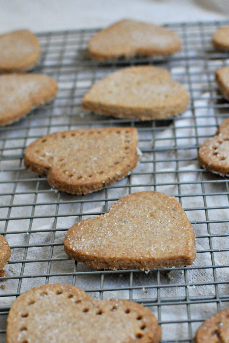 Whole Wheat Rosemary-Mustard Shortbread Cookies | the pig & quill