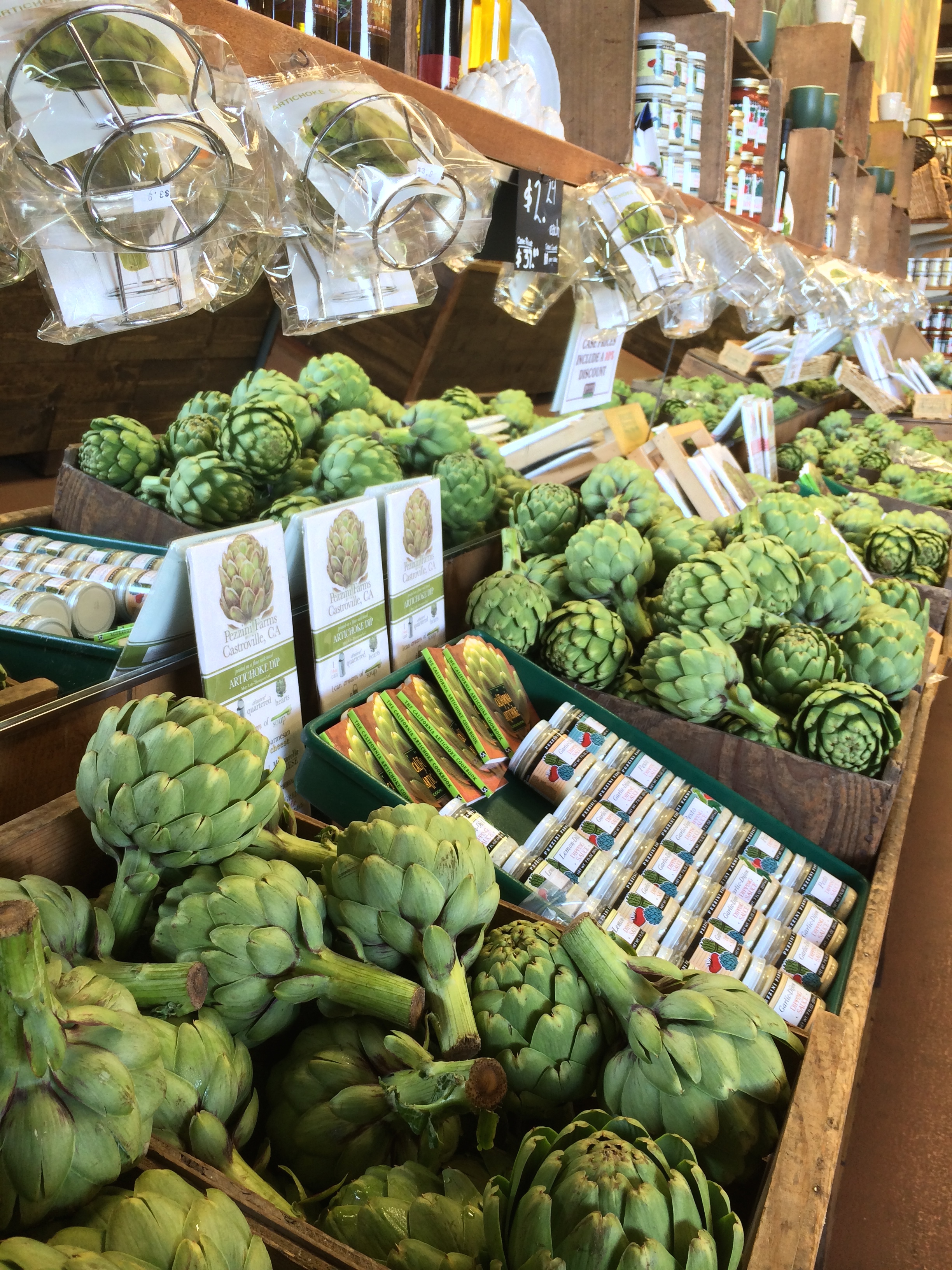 Artichokes in Castroville ("Hooky, Housekeeping...and a haiku") // the pig & quill