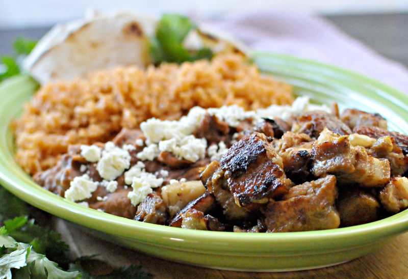 crispy carnitas-style pork belly & spanish rice and other Cinco de Mayo faves // the pig & quill