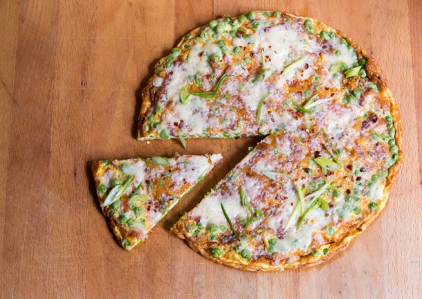 Spring Pea, Bacon & White Cheddar Frittata | the pig & quill