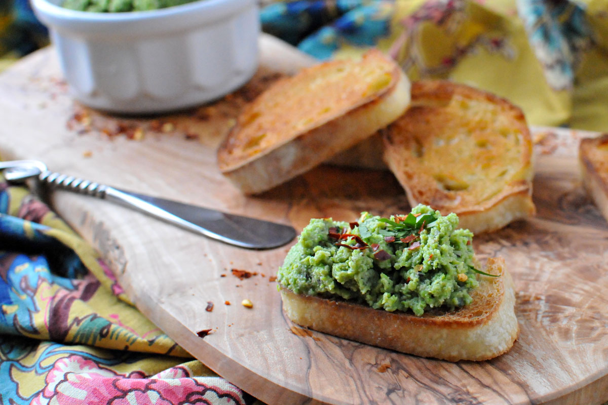 Minted Spring Pea Paté | the pig & quill