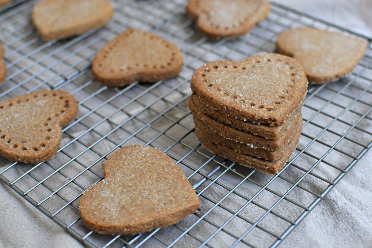 Whole Wheat Rosemary-Mustard Shortbread Cookies | the pig & quill