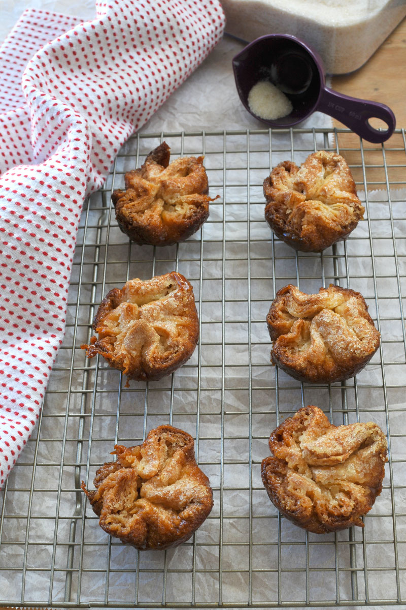 Shortcut Salted Kouign Amann - a recipe for pastryphobes using puff pastry! | the pig & quill